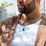 Onyx Amulet Necklace