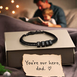 Dan Bracelet With Kids’ Names- Black