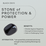 Willpower Shield – Onyx & Tourmaline Bracelet