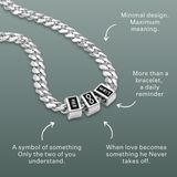Forever Yours: Men's Engraved Necklace - Silver