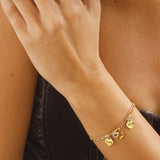 Olivia Bracelet - Mom bracelet with kid's names - Gold