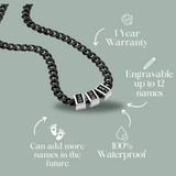 Dylan Necklace Gift Set – Black