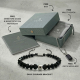 Willpower Shield – Onyx Bracelet Gift Set