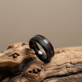 Black Tungsten Koa Band