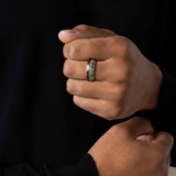 Rose Gold Tungsten Band