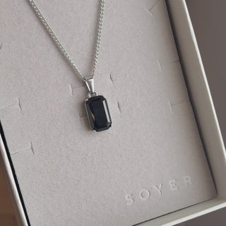 Onyx Amulet Necklace