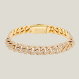 Iced Cuban Bracelet 10mm - Gold