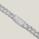 Iced Cuban Bracelet 10mm - Silver