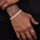 Iced Cuban Bracelet 10mm - Gold