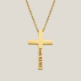 Cross Necklace - Gold