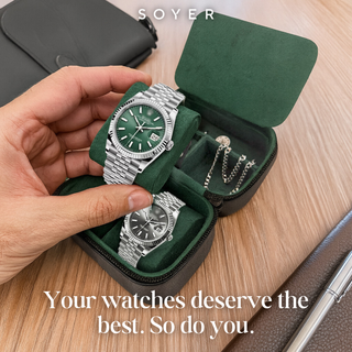 Luxury Watch Case Green