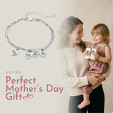 Olivia Bracelet - Mom bracelet with kid's names - Silver