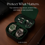 Luxury Watch Case Green