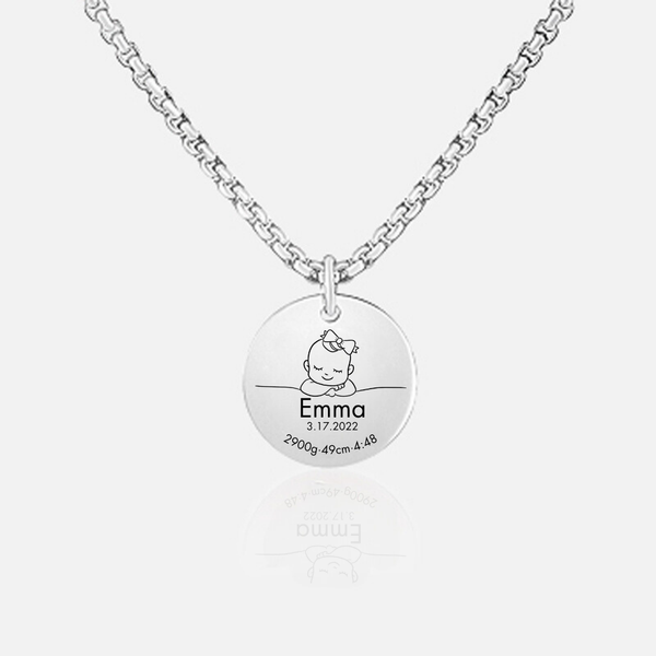 My Baby Necklace - Silver