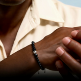 Willpower Shield – Onyx & Tourmaline Bracelet