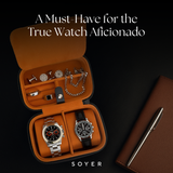 Luxury Watch Case Black And Orange