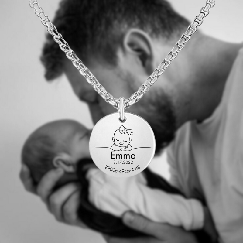My Baby Necklace - Silver