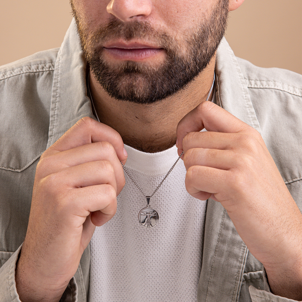 Vitruvian Amulet Necklace