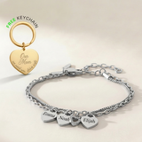Olivia Bracelet - Mom bracelet with kid's names - Silver