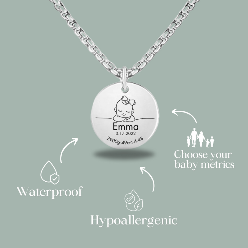 My Baby Necklace - Silver