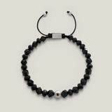 Willpower Shield – Onyx & Tourmaline Bracelet