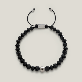 Willpower Shield – Onyx & Tourmaline Bracelet