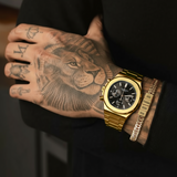 Dan Bracelet - Dad Bracelet With Kids’ Names - Gold