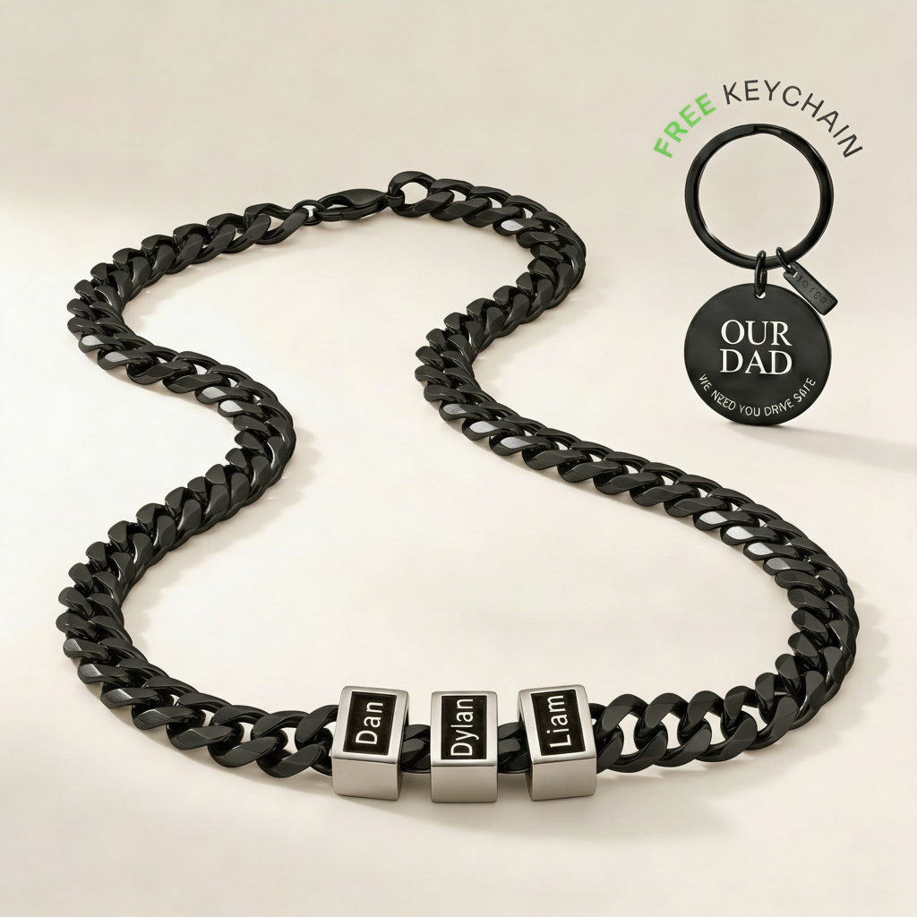 Dylan Necklace Gift Set – Black – SOYER