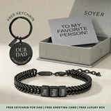 Dan Personalized Bracelet Gift Set – Black