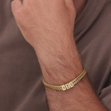 Personalized Premium Leo Bracelet  | Engrave Your Loved Ones' Names - Gold