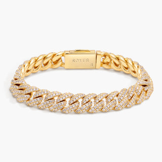 Iced Cuban Bracelet 10mm - Gold